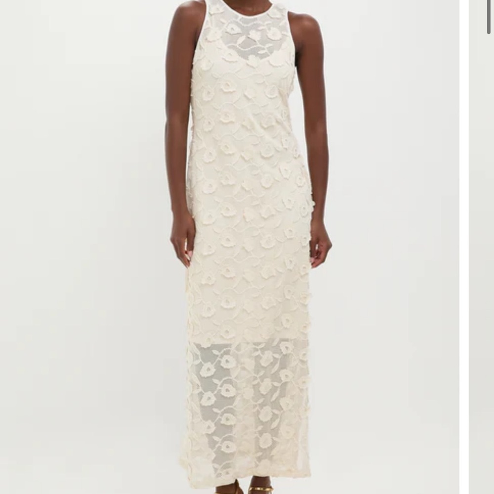 Tuckernuck floral Cream Maxi Dress